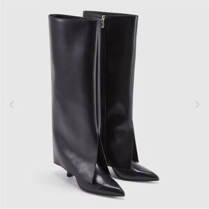 Urban Revivo | Faux Leather Knee Boots
